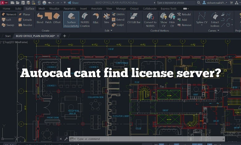 Autocad cant find license server?