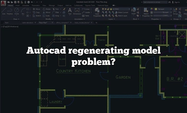 Autocad regenerating model problem?