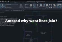 Autocad why wont lines join?