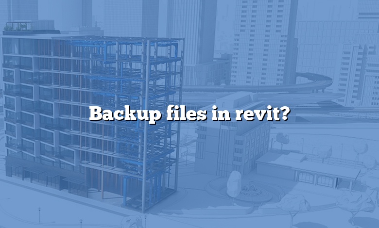 Backup files in revit?