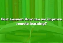Best answer: How can we improve remote learning?