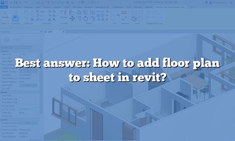 Best answer: How to add floor plan to sheet in revit?