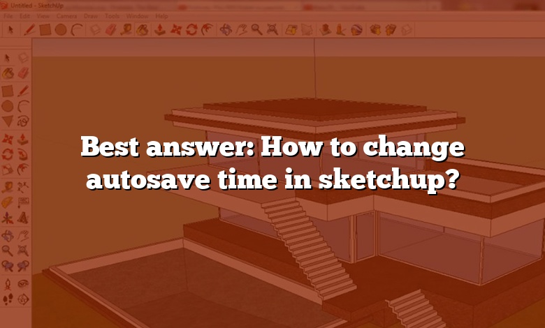 Best answer: How to change autosave time in sketchup?