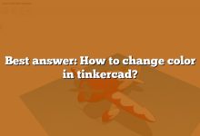 Best answer: How to change color in tinkercad?