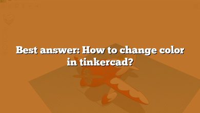 Best answer: How to change color in tinkercad?