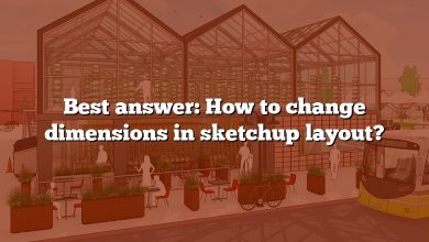Best answer: How to change dimensions in sketchup layout?