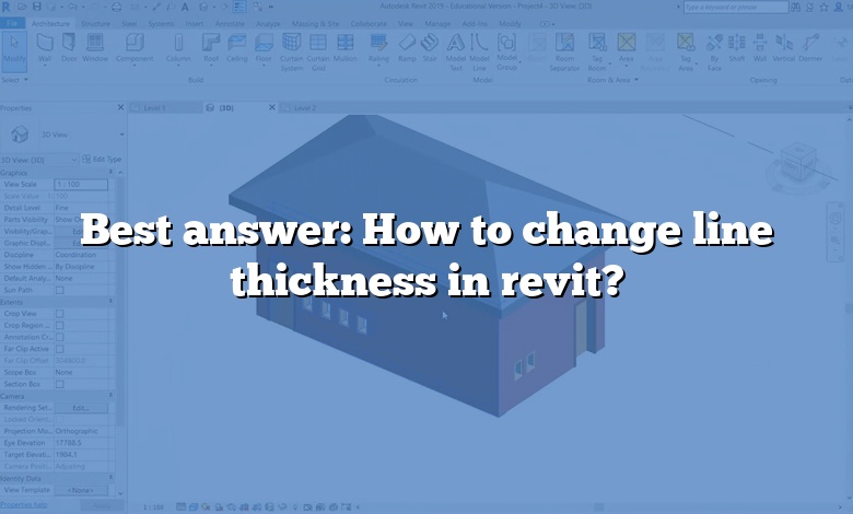Best answer: How to change line thickness in revit?
