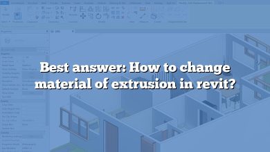 Best answer: How to change material of extrusion in revit?