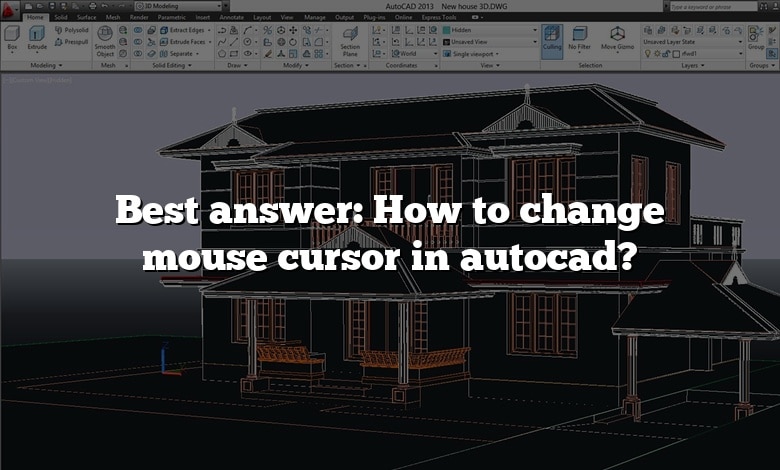 Best answer: How to change mouse cursor in autocad?