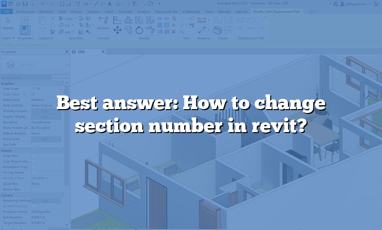 Best answer: How to change section number in revit?