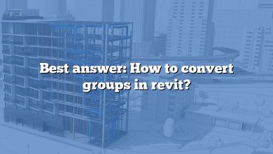 Best answer: How to convert groups in revit?