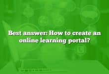 Best answer: How to create an online learning portal?