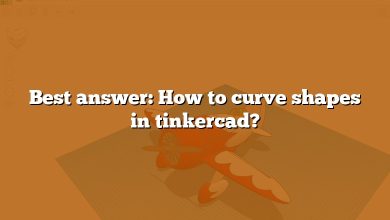 Best answer: How to curve shapes in tinkercad?