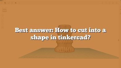 Best answer: How to cut into a shape in tinkercad?