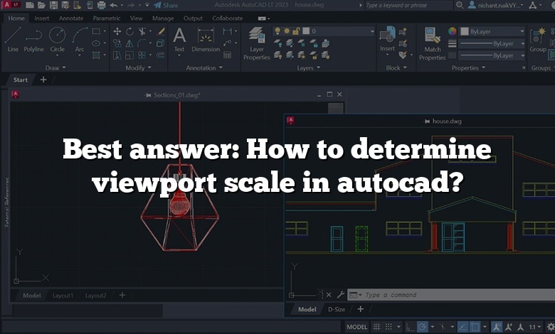 Best answer: How to determine viewport scale in autocad?