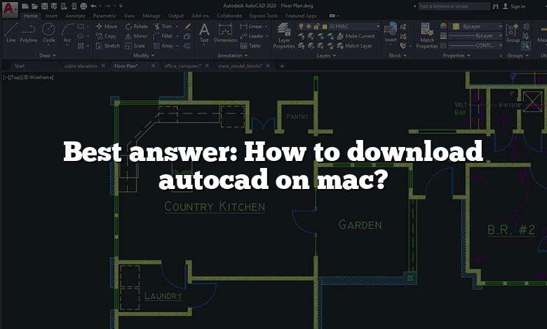 Best answer: How to download autocad  on mac?