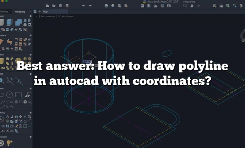 Best answer: How to draw polyline in autocad with coordinates?