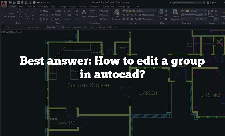 Best answer: How to edit a group in autocad?