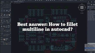 Best answer: How to fillet multiline in autocad?