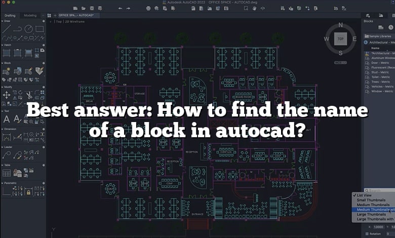 Best answer: How to find the name of a block in autocad?