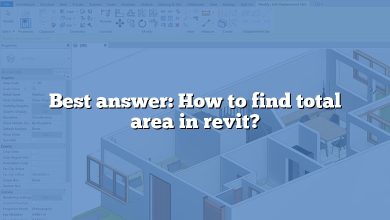 Best answer: How to find total area in revit?