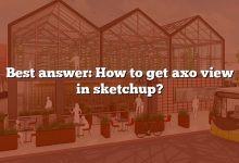 Best answer: How to get axo view in sketchup?