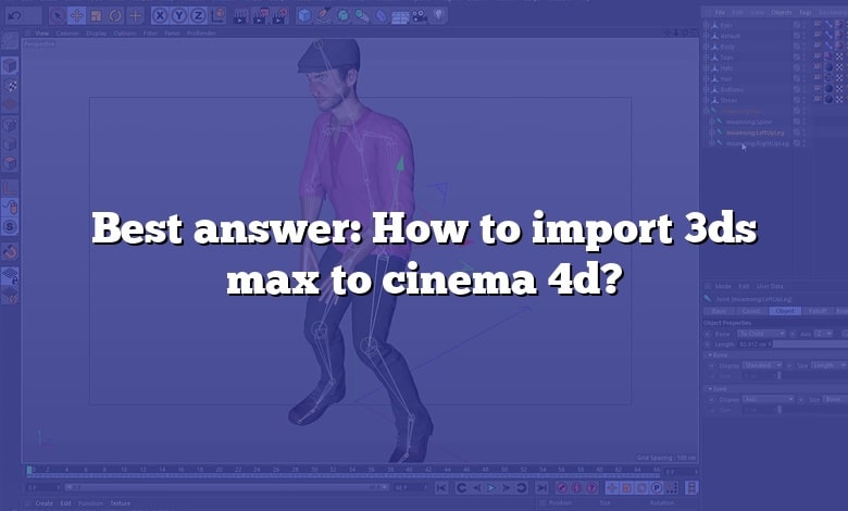 Best answer: How to import 3ds max to cinema 4d?