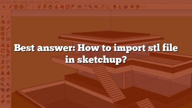 Best answer: How to import stl file in sketchup?