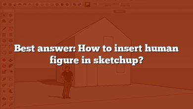 Best answer: How to insert human figure in sketchup?