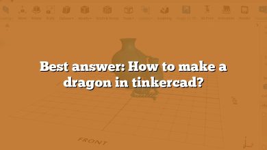 Best answer: How to make a dragon in tinkercad?