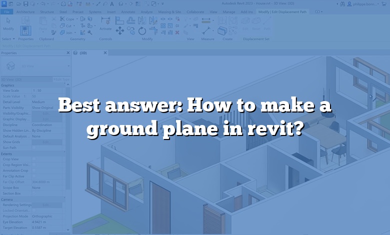 Best answer: How to make a ground plane in revit?