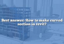Best answer: How to make curved section in revit?