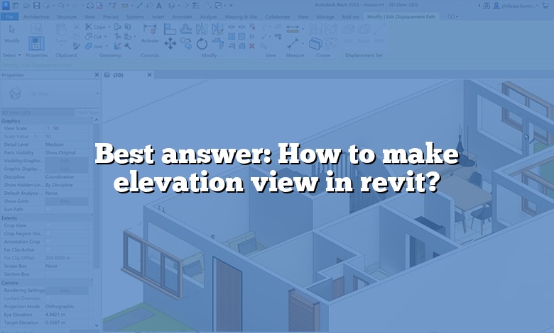 Best answer: How to make elevation view in revit?