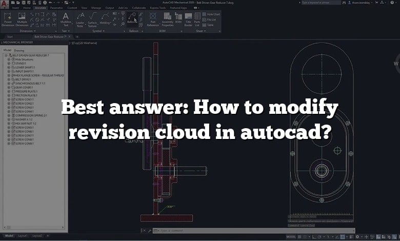 Best answer: How to modify revision cloud in autocad?