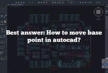 Best answer: How to move base point in autocad?