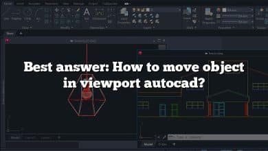 Best answer: How to move object in viewport autocad?