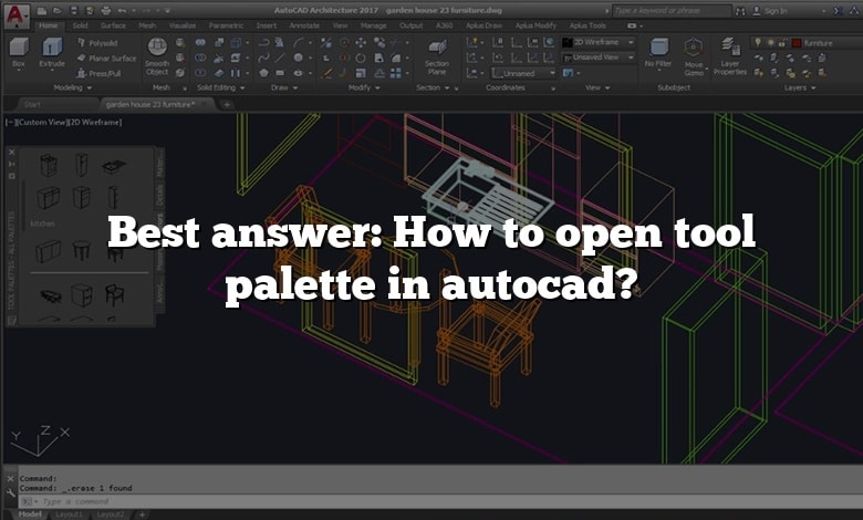 Best answer: How to open tool palette in autocad?