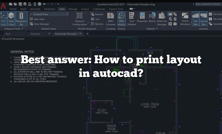 Best answer: How to print layout in autocad?