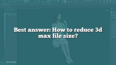 Best answer: How to reduce 3d max file size?