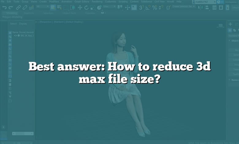 Best answer: How to reduce 3d max file size?
