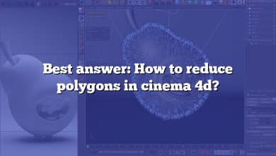 Best answer: How to reduce polygons in cinema 4d?
