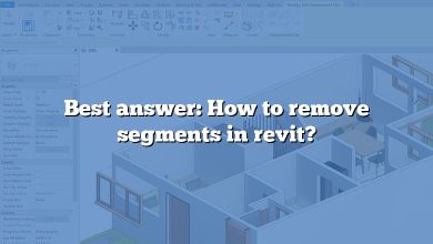 Best answer: How to remove segments in revit?