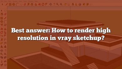 Best answer: How to render high resolution in vray sketchup?