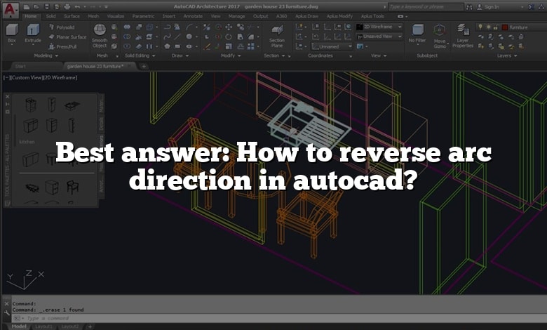 Best answer: How to reverse arc direction in autocad?
