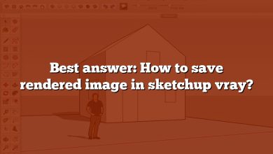 Best answer: How to save rendered image in sketchup vray?
