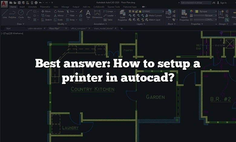 Best answer: How to setup a printer in autocad?