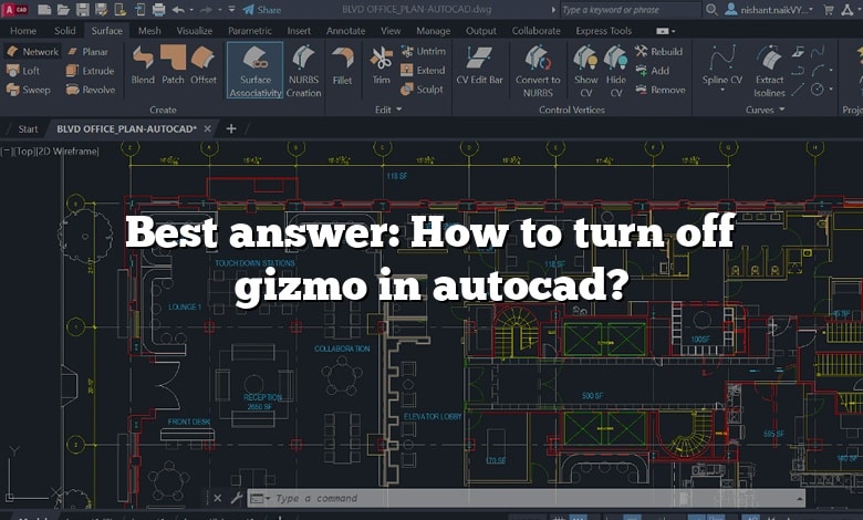 Best answer: How to turn off gizmo in autocad?