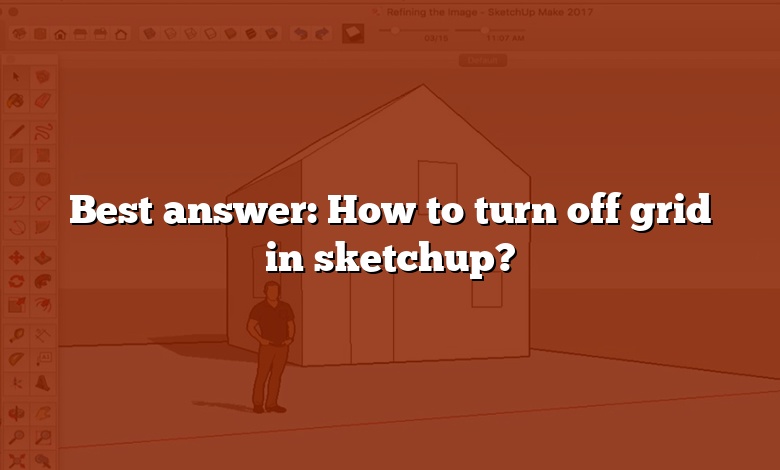 Best answer: How to turn off grid in sketchup?