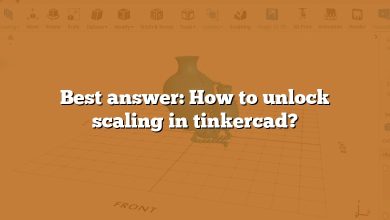 Best answer: How to unlock scaling in tinkercad?