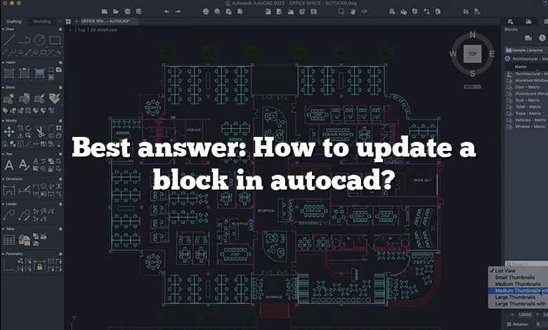 Best answer: How to update a block in autocad?